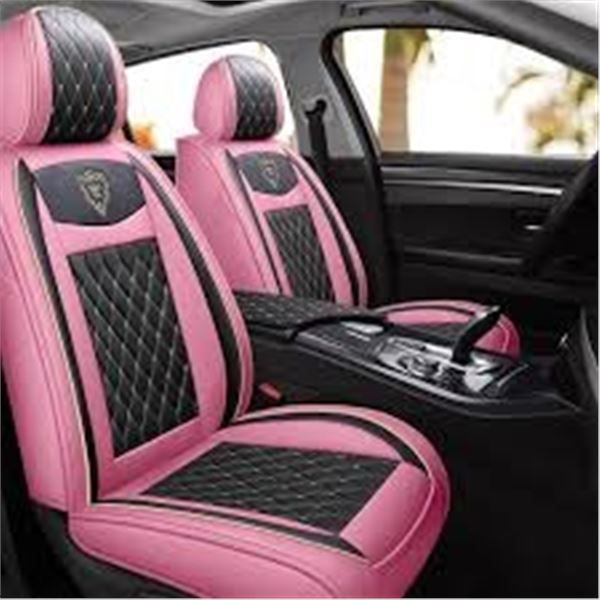 BRAND NEW CAR SEAT COVERS FULL SET PINK