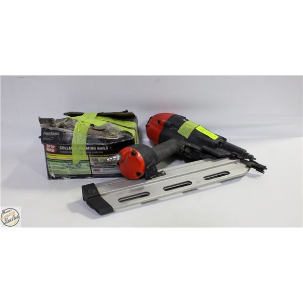 BANKS HEAVY DUTY NAIL GUN, INCLUDES