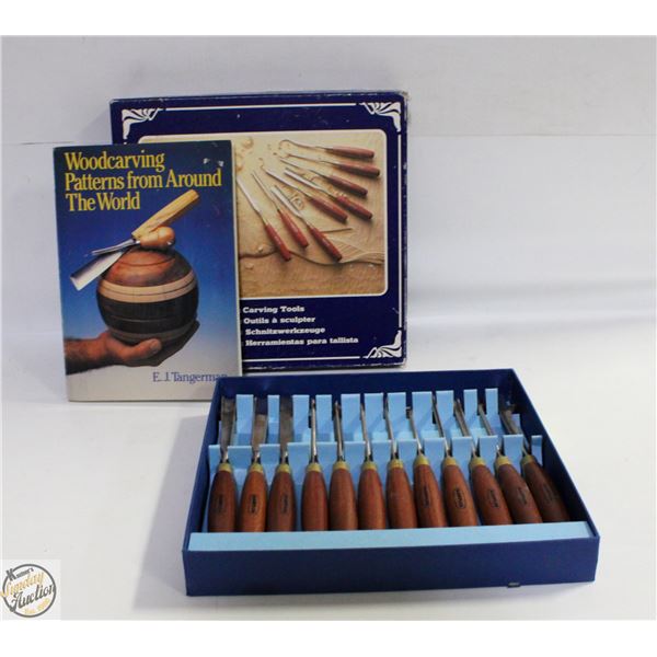 VINTAGE MARPLES 12 PC CARVING TOOL