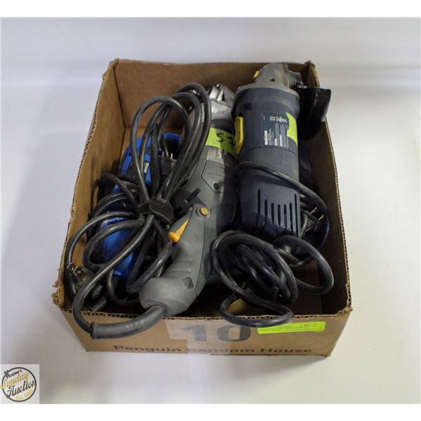 (2) MASTERCRAFT GRINDERS (1) MASTERCRAFT