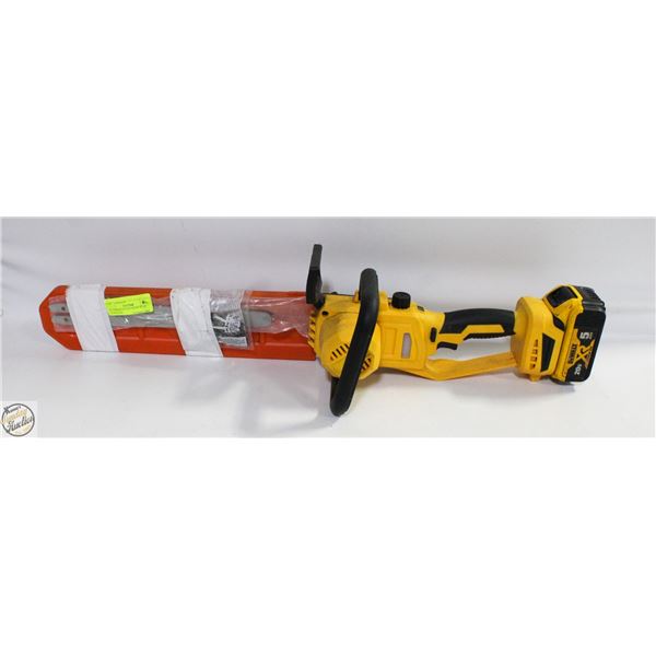 12" CORDLESS CHAINSAW WITH EXTRA BAR,