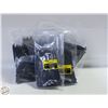 Image 1 : 10 OF 100 BLACK 6" CABLE ZIP TIES TOTAL 1000 PCS