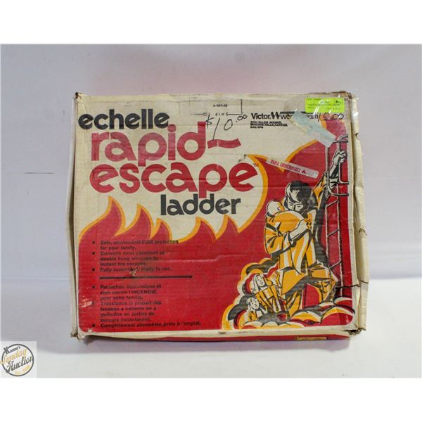 VINTAGE RAPID ESCAPE LADDER METAL