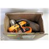 Image 1 : BOX OF SOCKETS, RATCHET STRAPS AND ALLEN WRENCHES