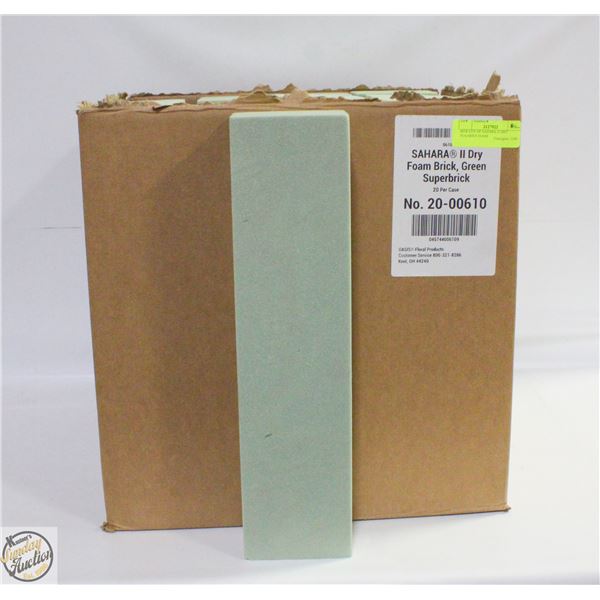 BOX LOT OF SAHARA II DRY FLOARIST FOAM