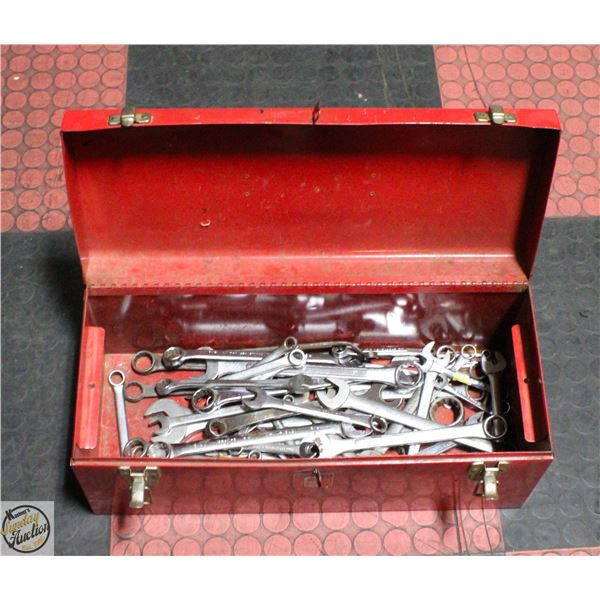 LOT OF VARIOUS DOUBLE ENDED OPEN END WRENCHES