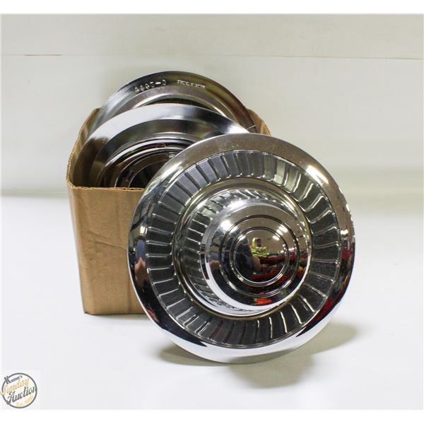 SET OF 4 GM RALLYE WHEEL CENTER CAPS