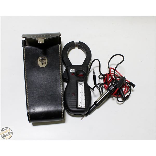 VINTAGE AMPROBE RS-3 CLAMP ON METER ROTARY SCALE