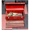 Image 1 : TOOL BOX OF VARIOUS FILES ETC