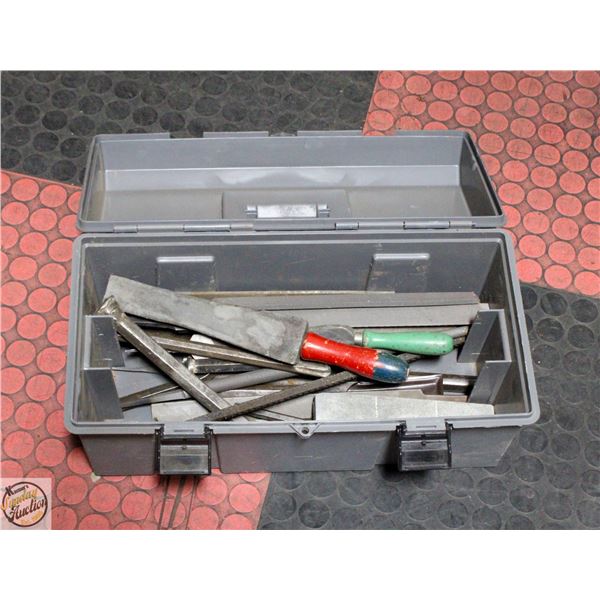 ETATE LOT OF VARIOUS COLD CHISSELS AND FILES