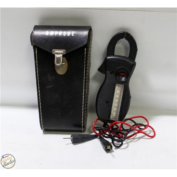 VINTAGE AMPROBE RS-3 CLAMP ON METER ROTARY SCALE