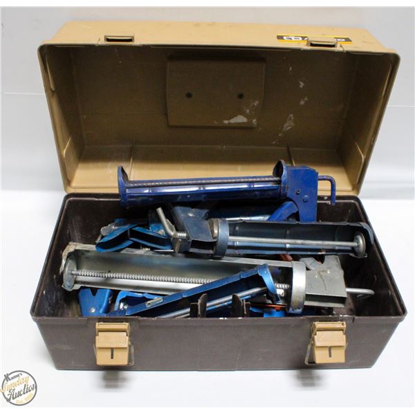 ESTATE LOT OF VARIOUS CAULKING GUNS