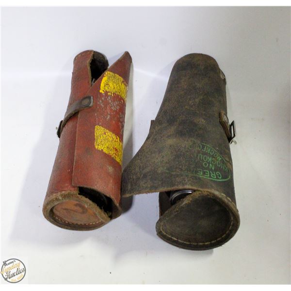 2 VINTAGE GREENLEE 1" CONDUIT KNOCKOUT IN