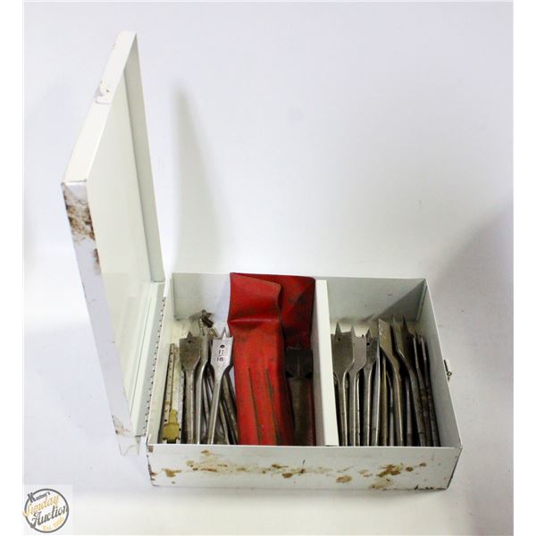 ESTATE LOT OF VARIOUS SPADE DRILL BITS