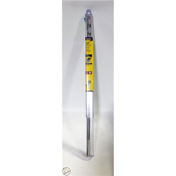 IRWIN 1/2 INCH - 18 INCH INSTALLER BIT.  NEW