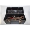 Image 1 : ESTATE TOOL BOX OF VARIOUS FORGING TONGS