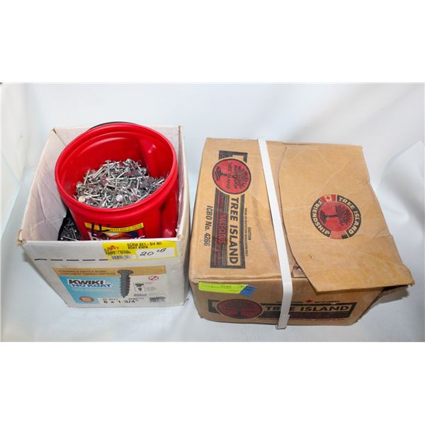 50LB BOX OF 3" NAILS