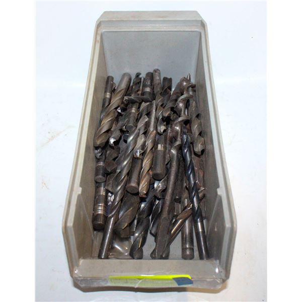 LOT OF VARIOUS LARGE SIZE DRILL BITS