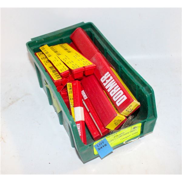 LOT OF VARIOUS DROMER DRILL BITS