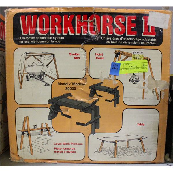 WORKHORSE SAWHORSE 2 IN BOX