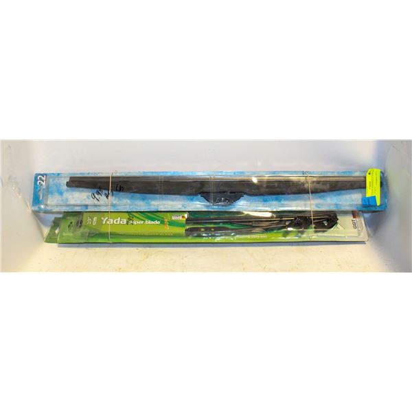 LOT OF 4 NEW WINDSHIELD WIPERS SIZE 14", 19" & 22"