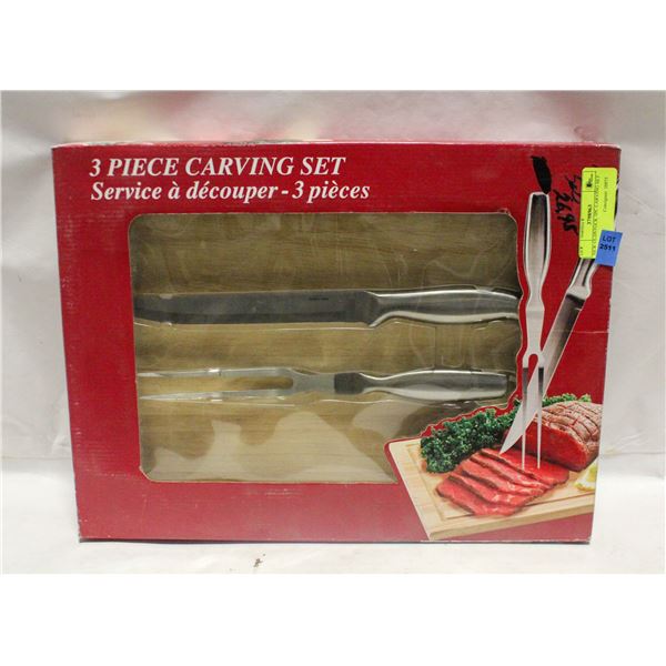 NEW OLDSTOCK 3PC CARVING SET