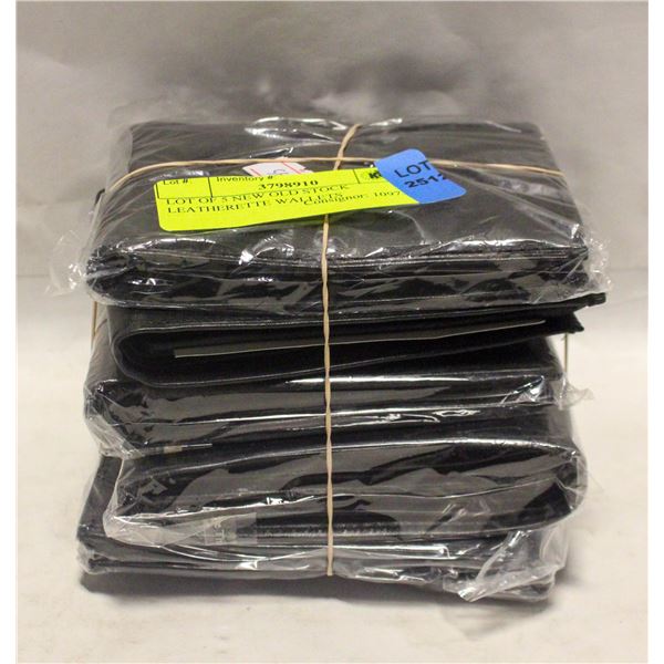 LOT OF 5 NEW OLD STOCK LEATHERETTE WALLETS