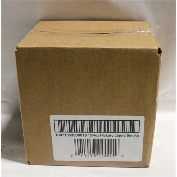 CASE OF 12 BOTTLES OF HICKORY LIQUID SMOKE
