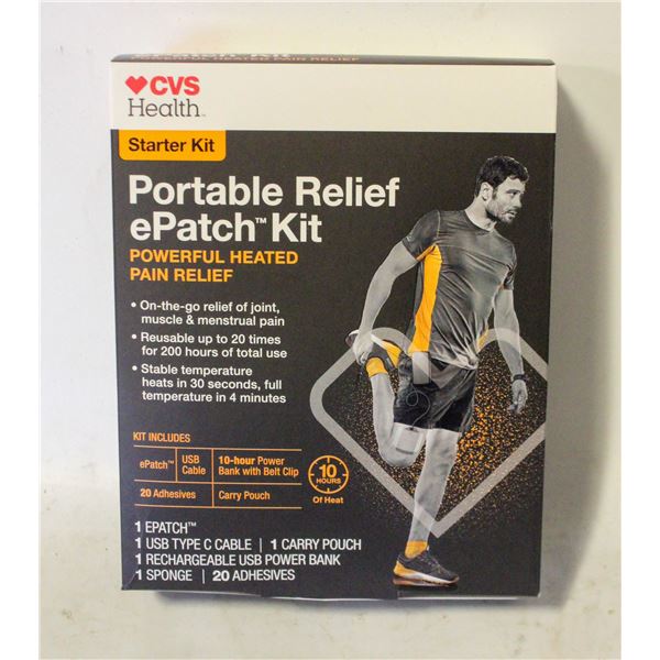 CVS HEALTH STARTER KIT PORTABLE RELIEF EPATCH KIT