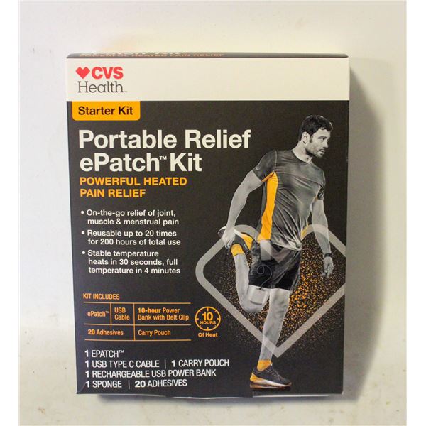 CVS HEALTH STARTER KIT PORTABLE RELIEF EPATCH KIT
