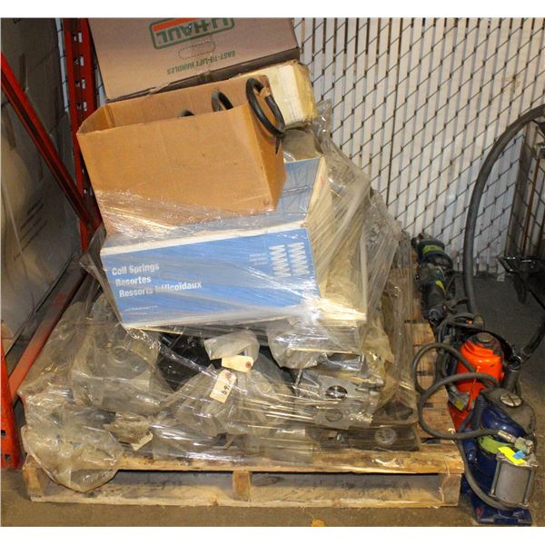 PALLET OF HEAVY DUTY TOOLS IN NEED OF REPAIRS