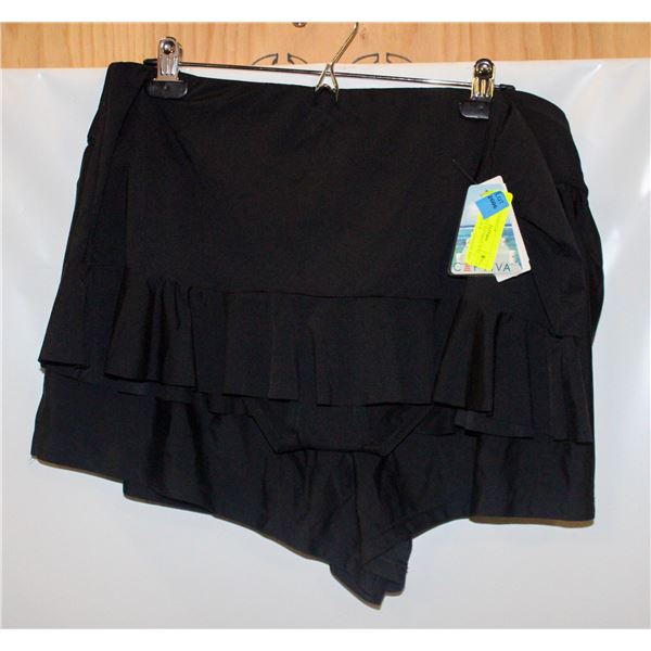 2 NEW LADIES BATHING SUIT BOTTOMS BLACK