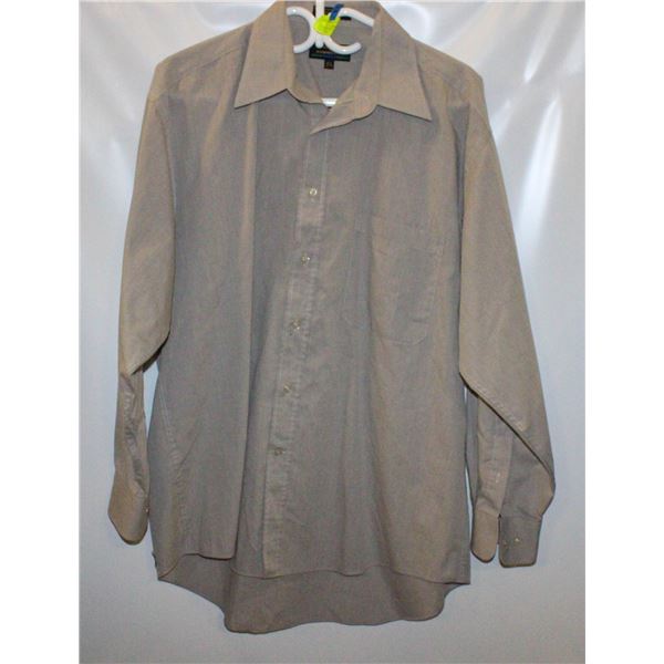 MENS BUTTON UP LONG SLEEVE DRESS SHIRT