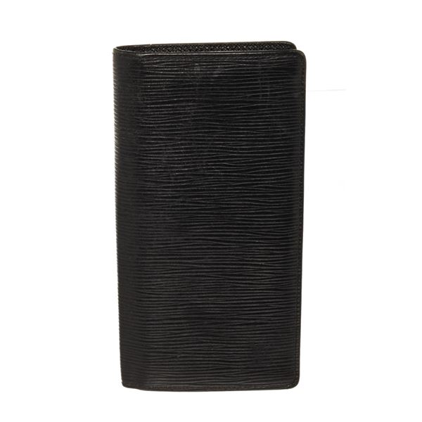 Louis Vuitton Black Epi Leather Brazza Wallet