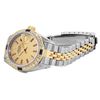 Image 6 : Rolex Ladies Two Tone Gold And Steel Champagne Dial Diamond And Sapphire Date Wa