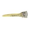 Image 6 : Antique Edwardian 14K Gold GIA 0.78 ctw European Diamond Solitaire Engagement Ri
