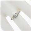 Image 3 : Vintage 14k Gold Palladium .54 ctw Old European Diamond Solitaire Engagement Rin