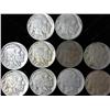 Image 1 : 10 Assorted 1930's Buffalo NIckels