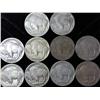 Image 2 : 10 Assorted 1930's Buffalo NIckels