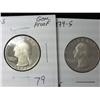 1978-S And 1979-S Washington Quarters (Proof)