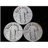 Image 1 : 3 Assorted Standing Liberty Quarters