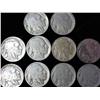 Image 1 : 10 Assorted 1930's Buffalo Nickels
