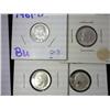 1961-D, 64, 64-D And 64-D Roosevelt Dimes (UNC)