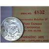 1960 Pony Express Centennial Sterling Medallion