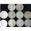 10 Assorted Jefferson Silver War Nickels