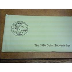 1980 SBA-P/D/S Dollar Souvenir Set (Sealed)