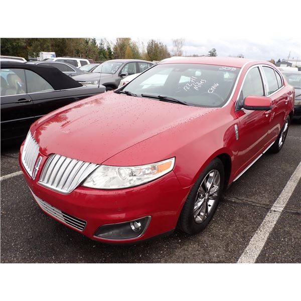 2009 Lincoln MKS