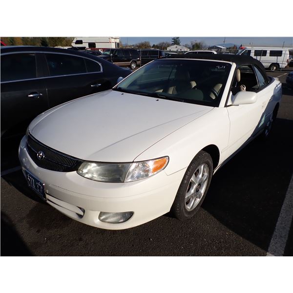 2001 Toyota Camry Solara