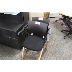 Black Stacking Nesting Chairs