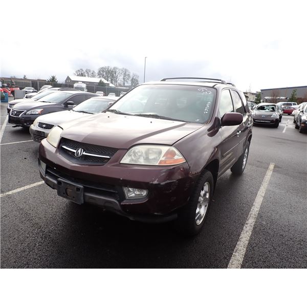 2001 Acura MDX RUNS WITH MECHANICAL PROBLEMS